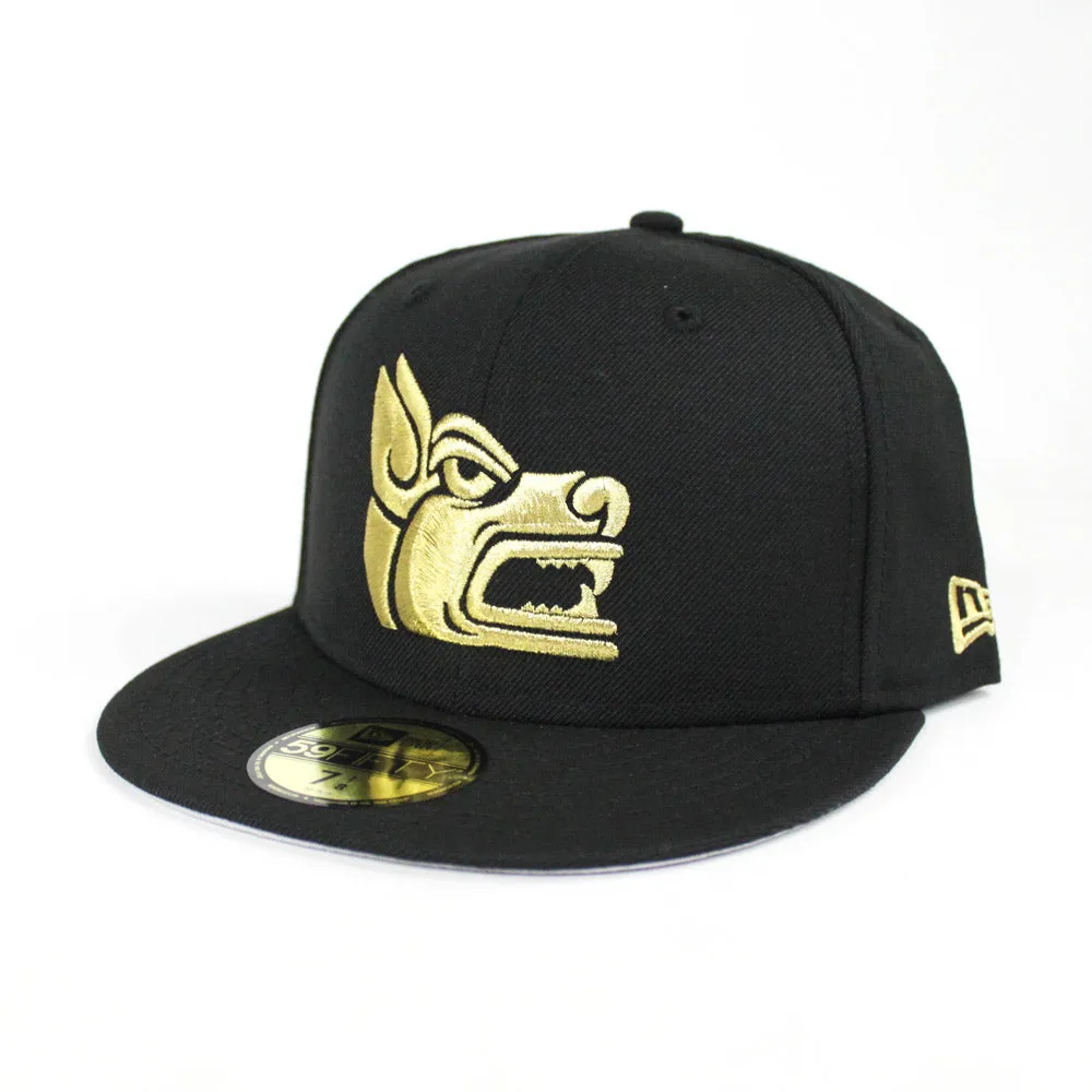 Tijuana Xolos New Era 59Fifty Fitted Hat (Black Gold Gray Under Brim)
