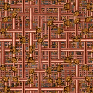 Time Travel by Blank Quilting PIPES/COPPER