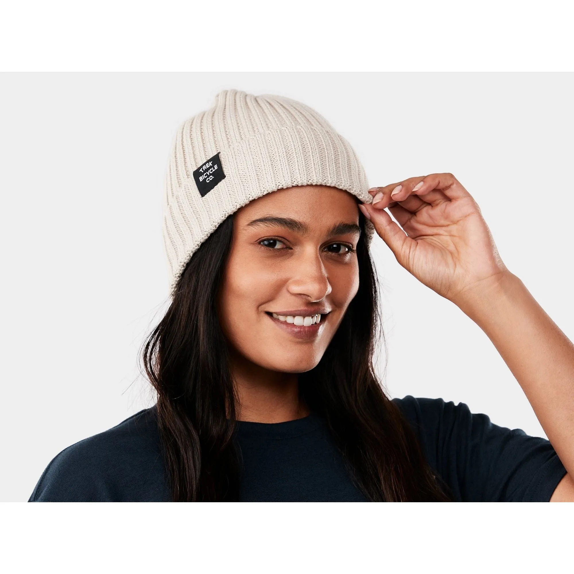 TREK LABEL FISHERMAN BEANIE