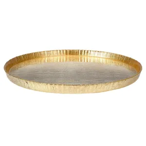 Tuscany Gold Antique Round Platter