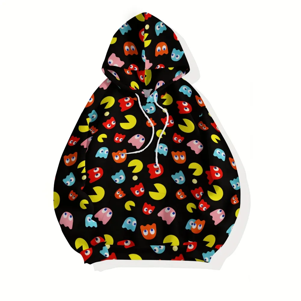 Unisex Casual Print Pocket Hoodi 2310000013