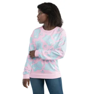 Unisex Sweatshirt, Kawaii Cats and Hearts