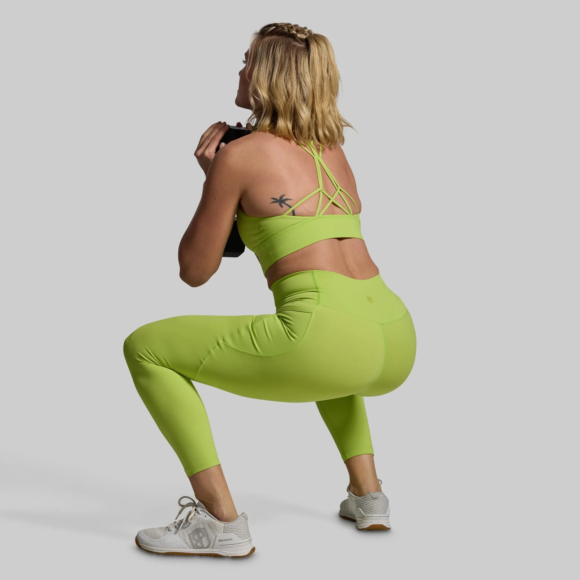 Untamed Sports Bra (Lime)