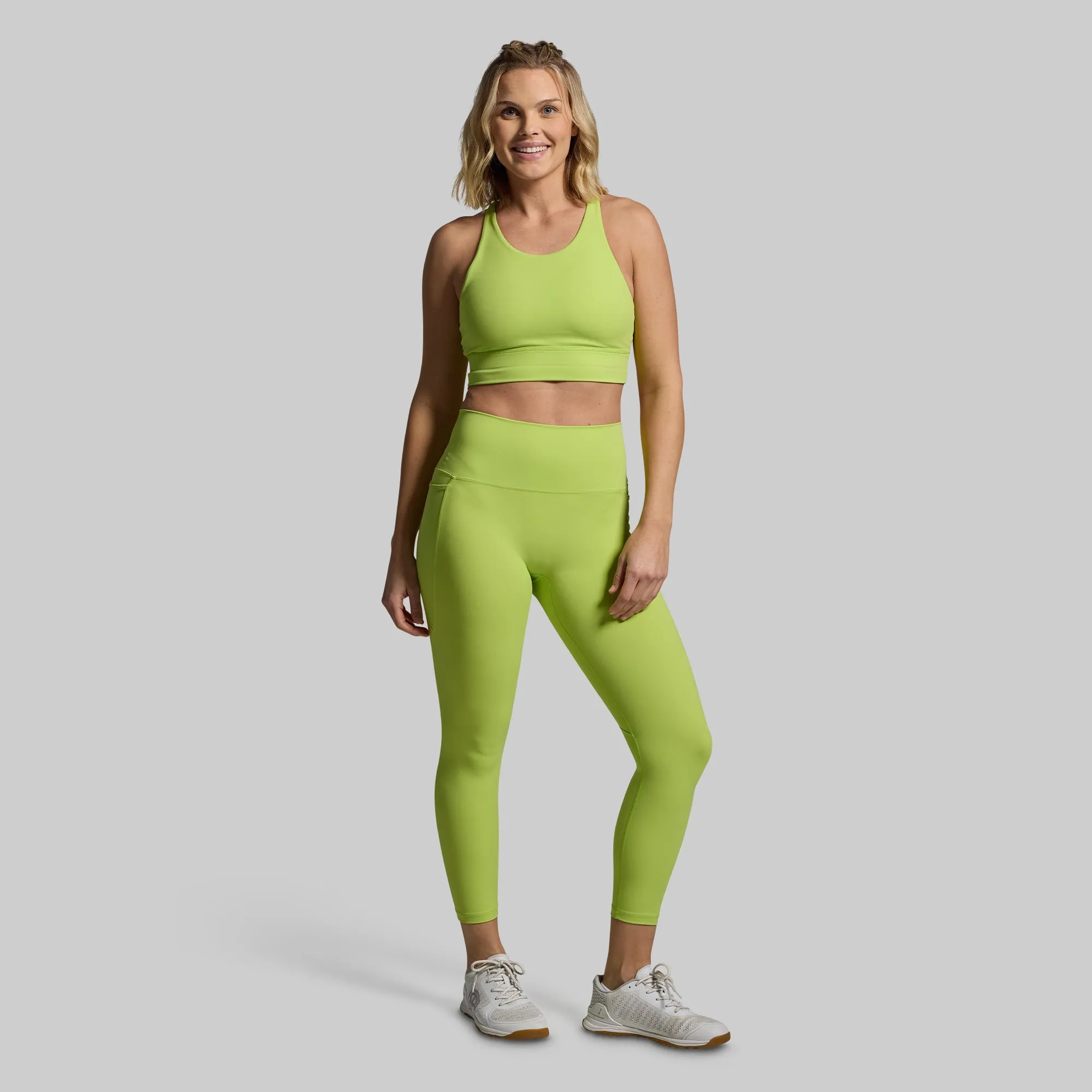 Untamed Sports Bra (Lime)