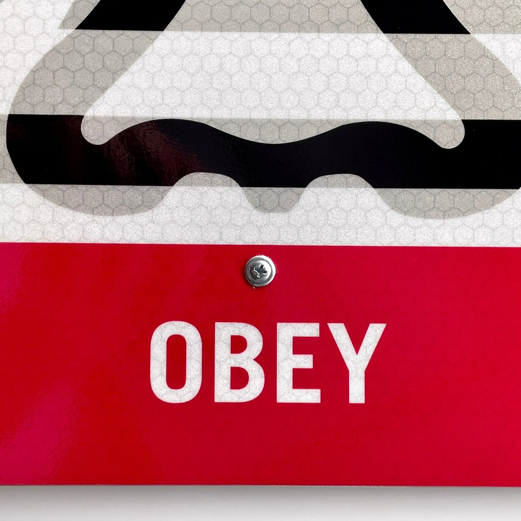 Unyielding (Metal Street Sign)