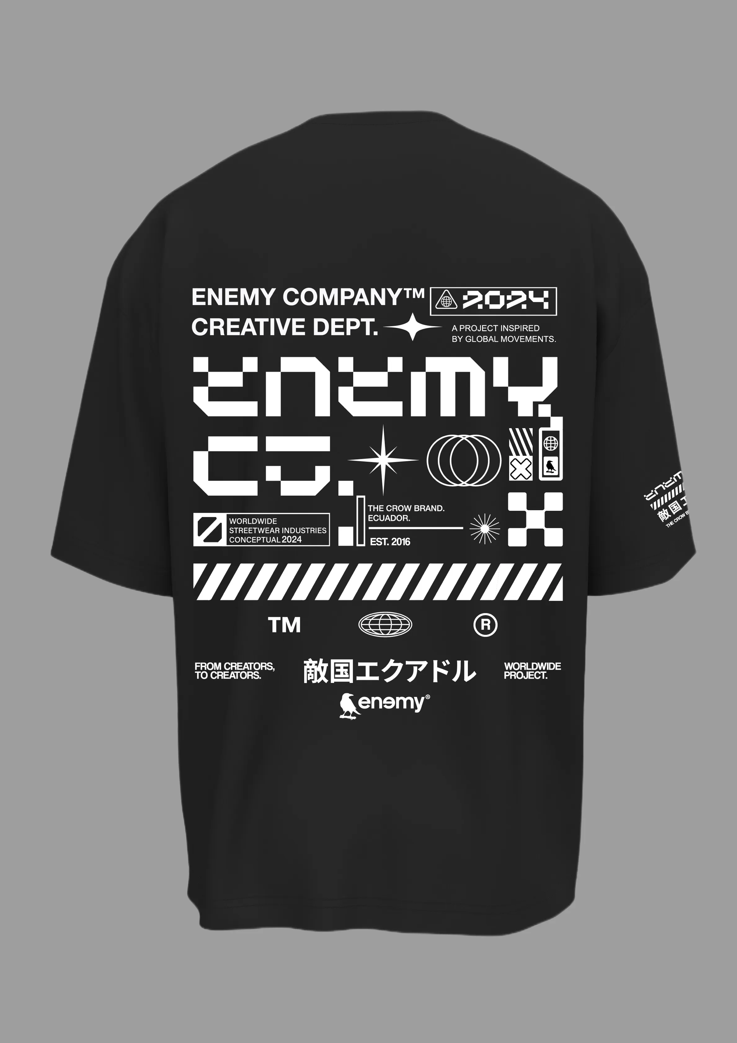 Urban Enemy Black T-shirt