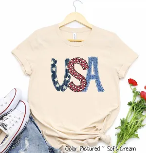 USA Retro Print Tee