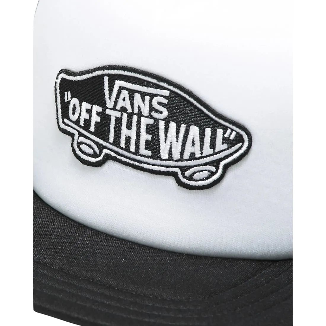 Vans Classic Patch Curved Bill Trucker Hat - Black/White
