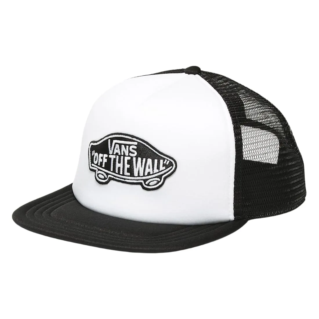 Vans Classic Patch Curved Bill Trucker Hat - Black/White