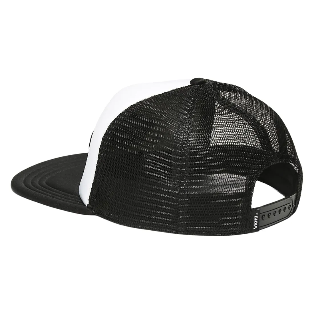 Vans Classic Patch Curved Bill Trucker Hat - Black/White