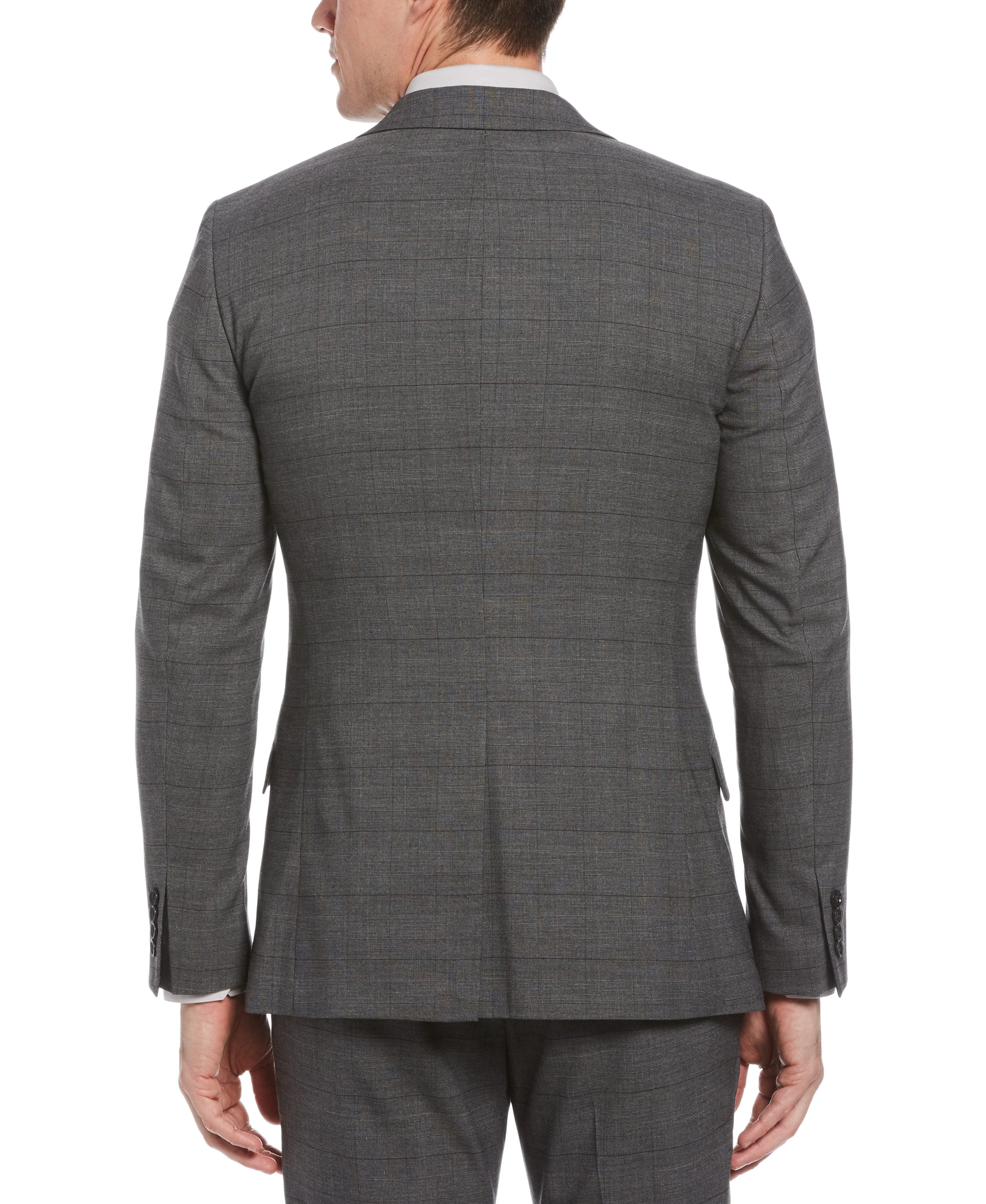 Very Slim Fit Windowpane Suit Jacket
