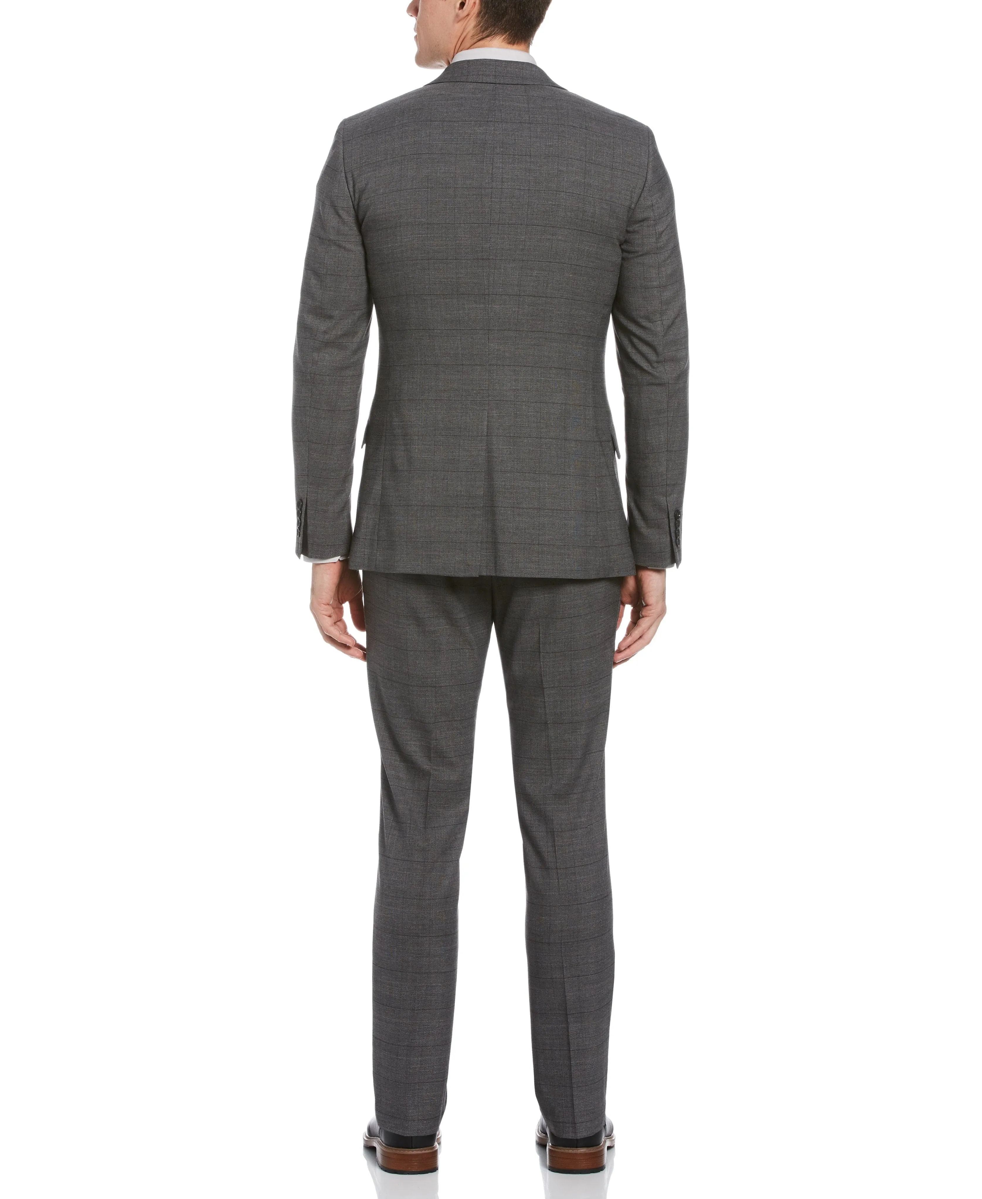 Very Slim Fit Windowpane Suit Jacket