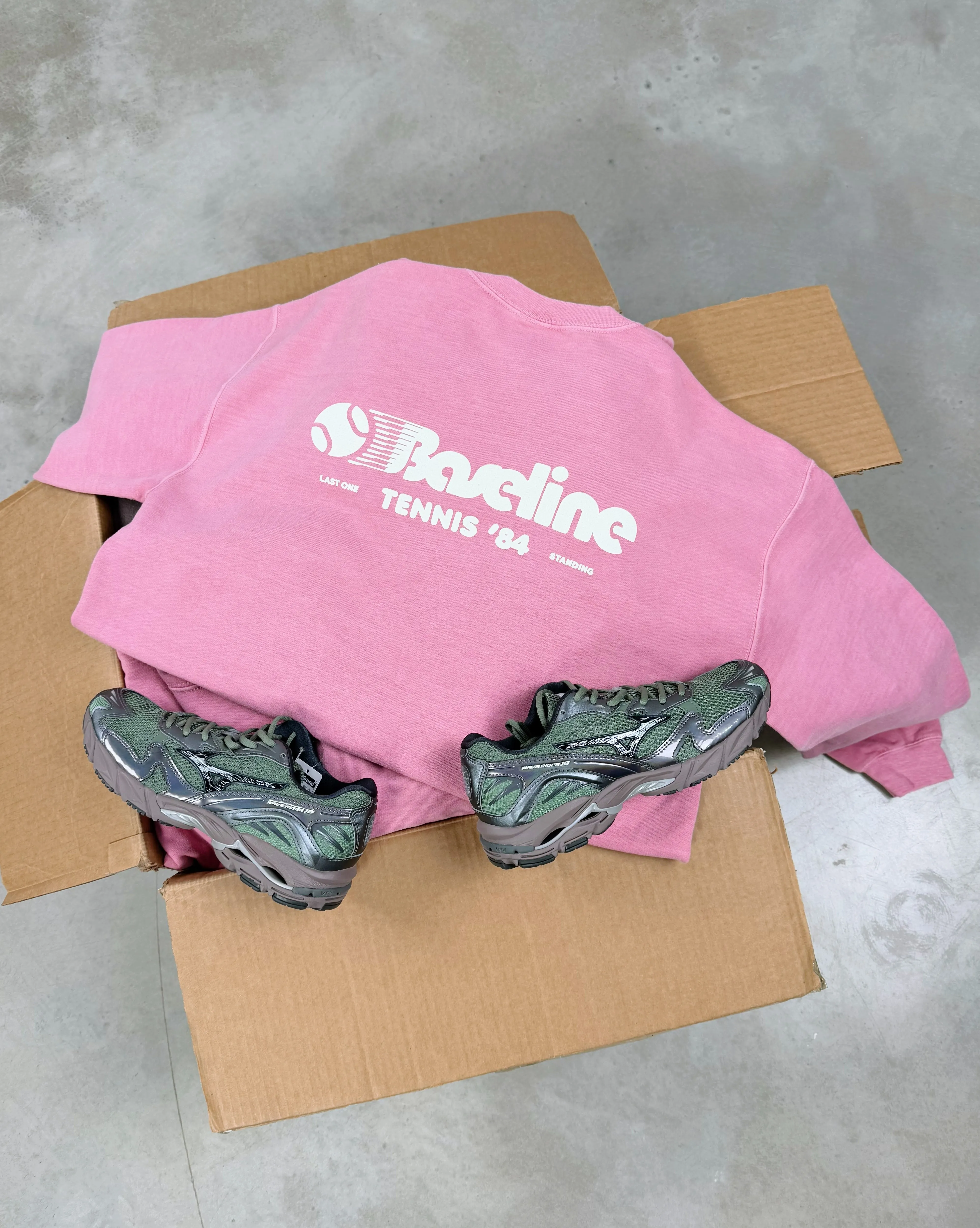 Vice 84 *10 Years Of* 'Baseline' Sweater - Vintage Washed Pink