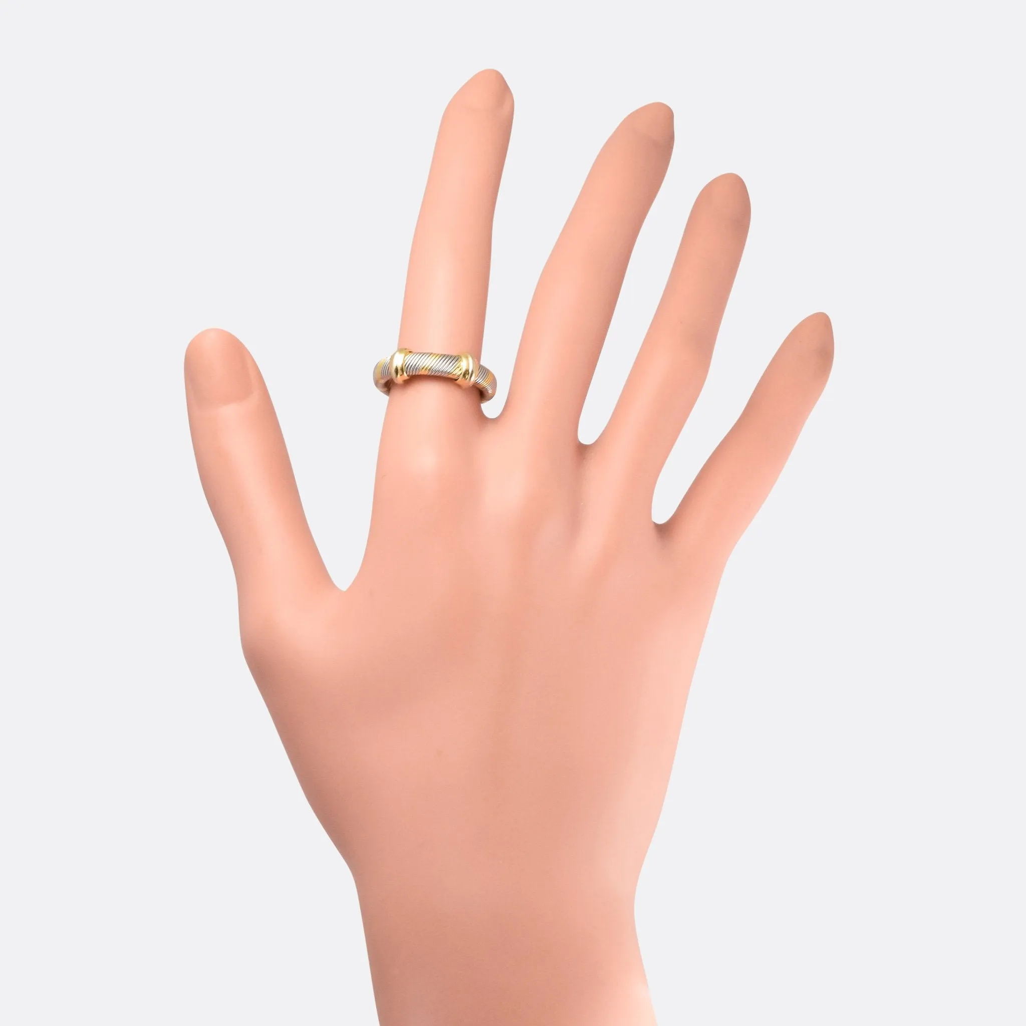 Vintage Cartier "Or Et Acier" Ring