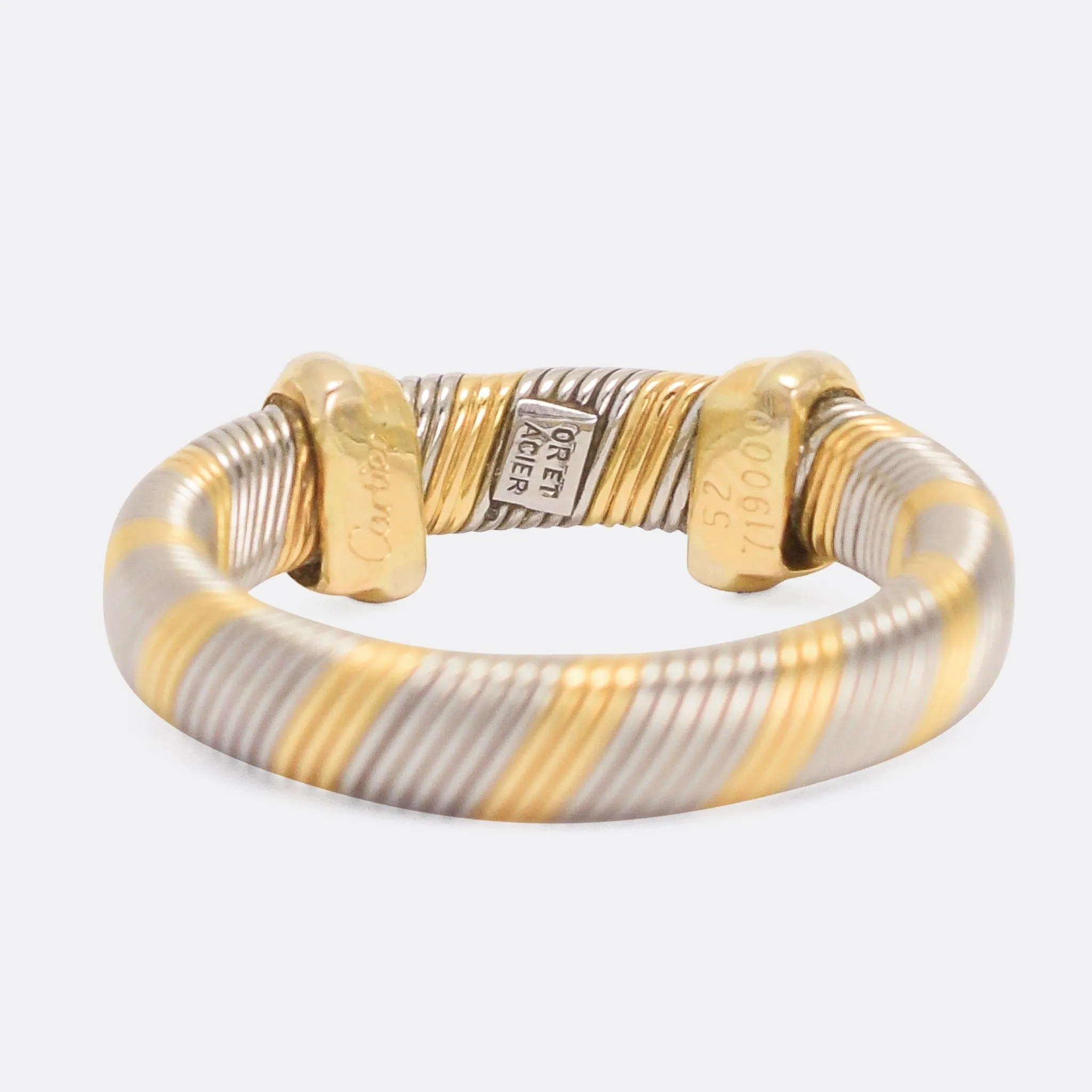 Vintage Cartier "Or Et Acier" Ring