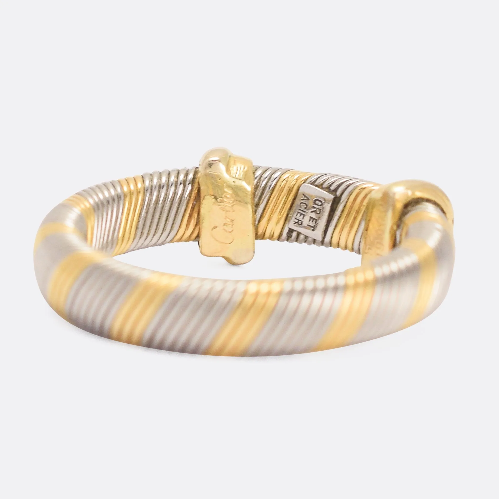 Vintage Cartier "Or Et Acier" Ring