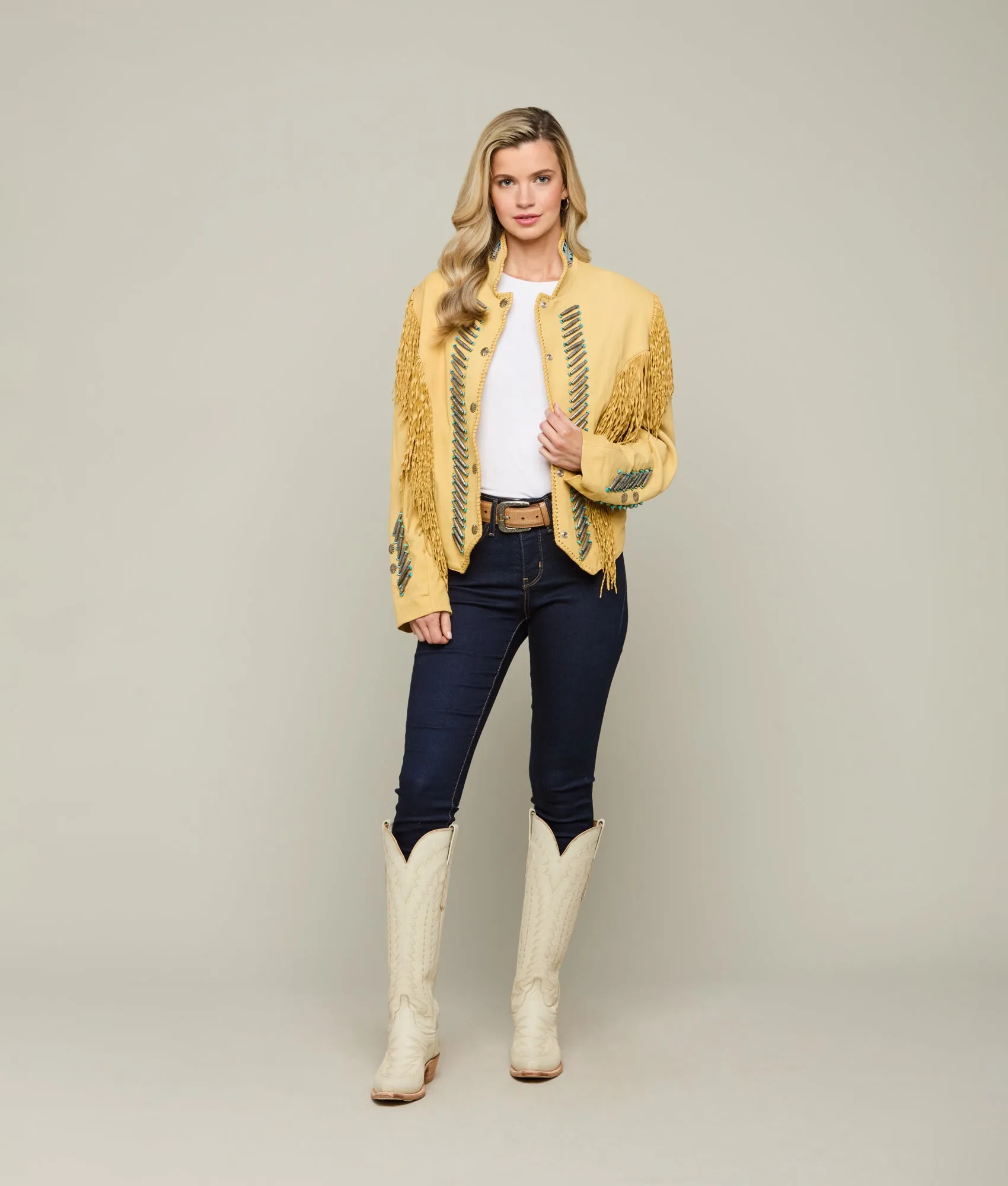 Vintage Fringe Jacket :: Palamino