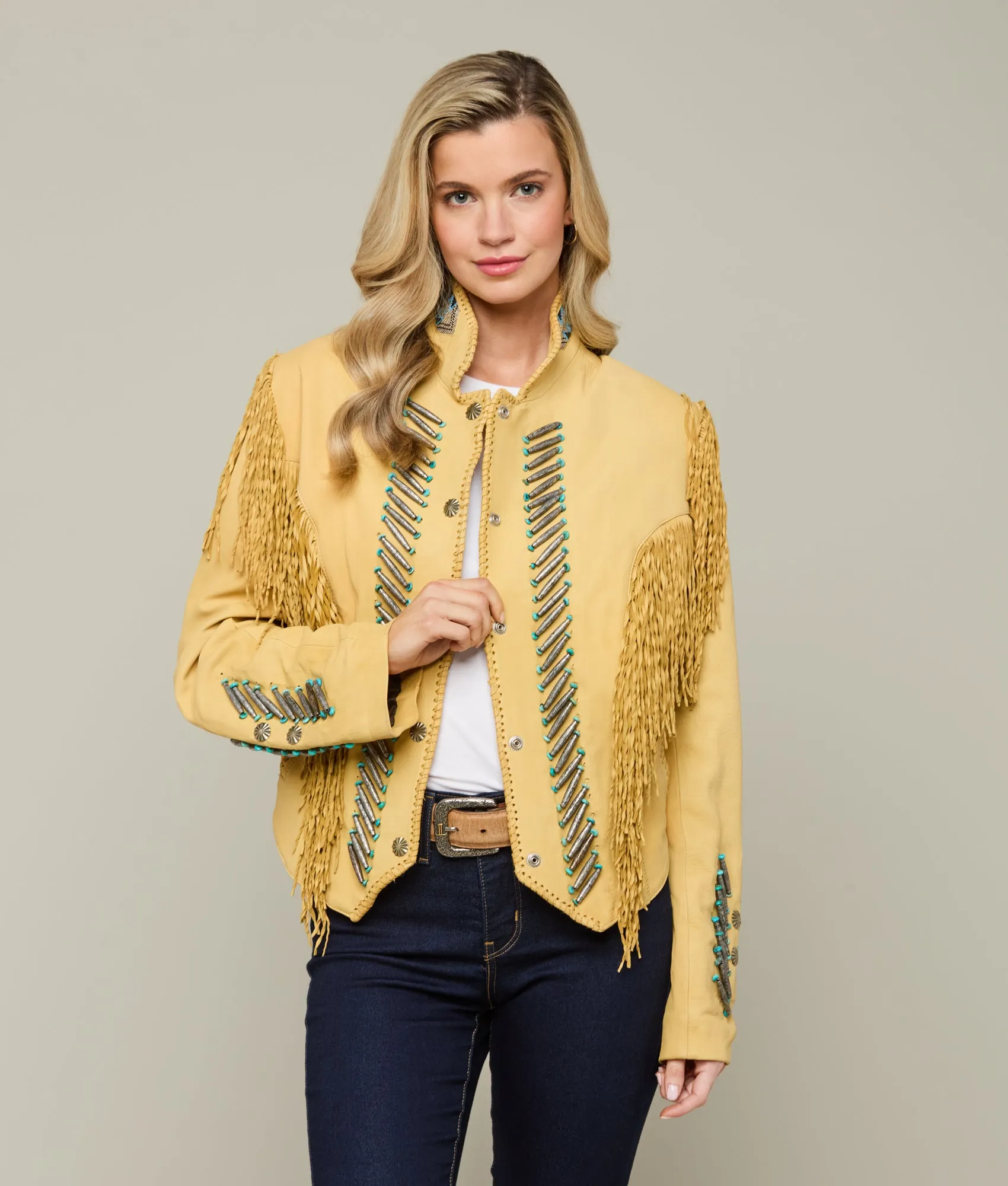 Vintage Fringe Jacket :: Palamino