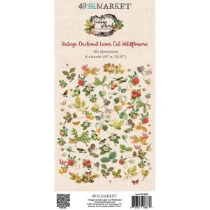 Vintage Orchard - Laser Cut Wildflowers 49 & Market VO-28881