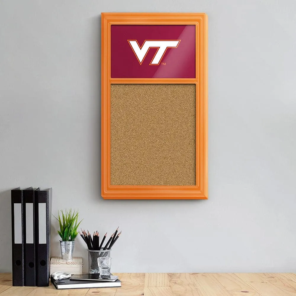 Virginia Tech Hokies: Cork Note Board