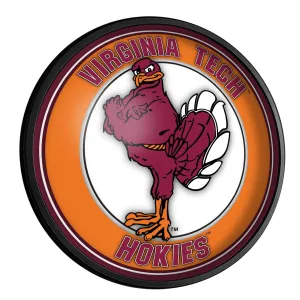 Virginia Tech Hokies: Mascot - Round Slimline Lighted Wall Sign