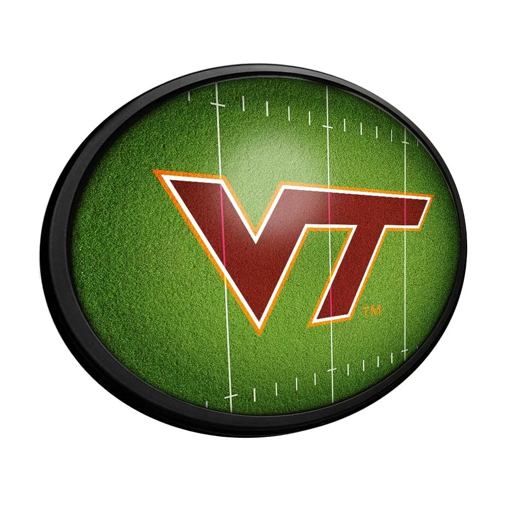 Virginia Tech Hokies: On the 50 - Oval Slimline Lighted Wall Sign