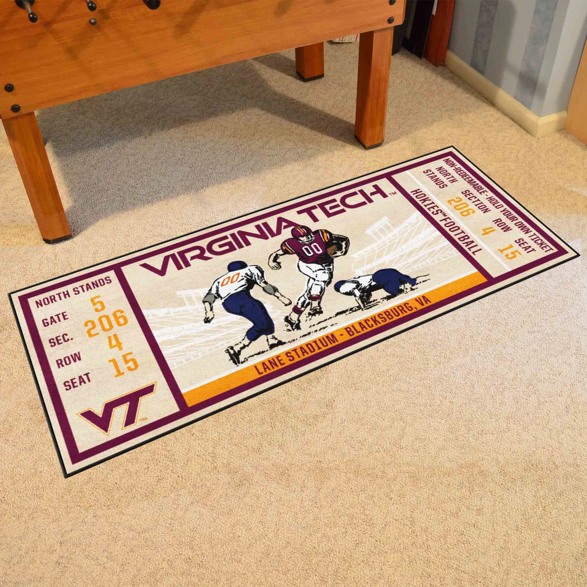 Virginia Tech Ticket Runner