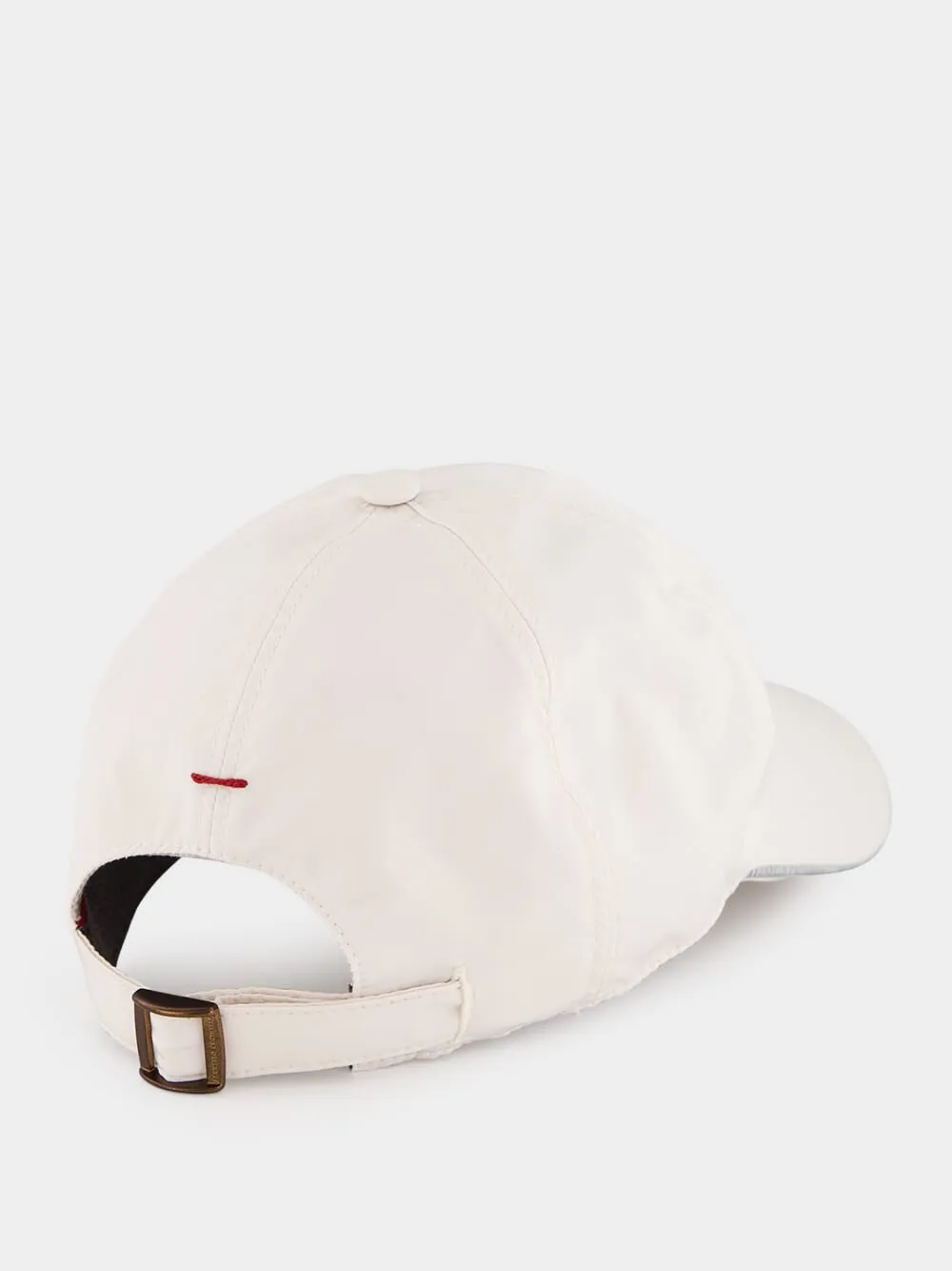 White Logo Embroidered Baseball Cap