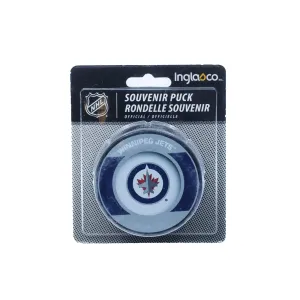 Winnipeg Jets Inglasco NHL Retro Logo Hockey Puck