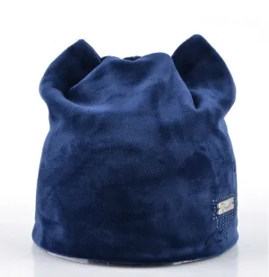 Winter hats for woman beanies flannel cute hat girl autumn beanie caps warmer bonnet ladies casual cap