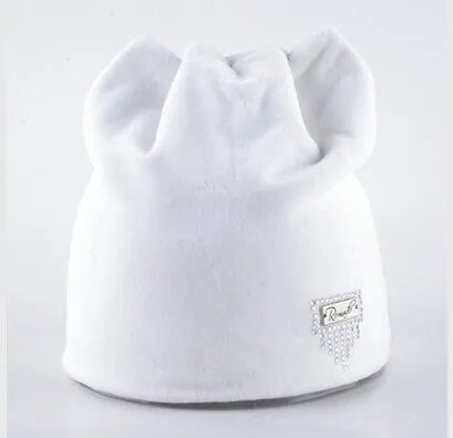 Winter hats for woman beanies flannel cute hat girl autumn beanie caps warmer bonnet ladies casual cap