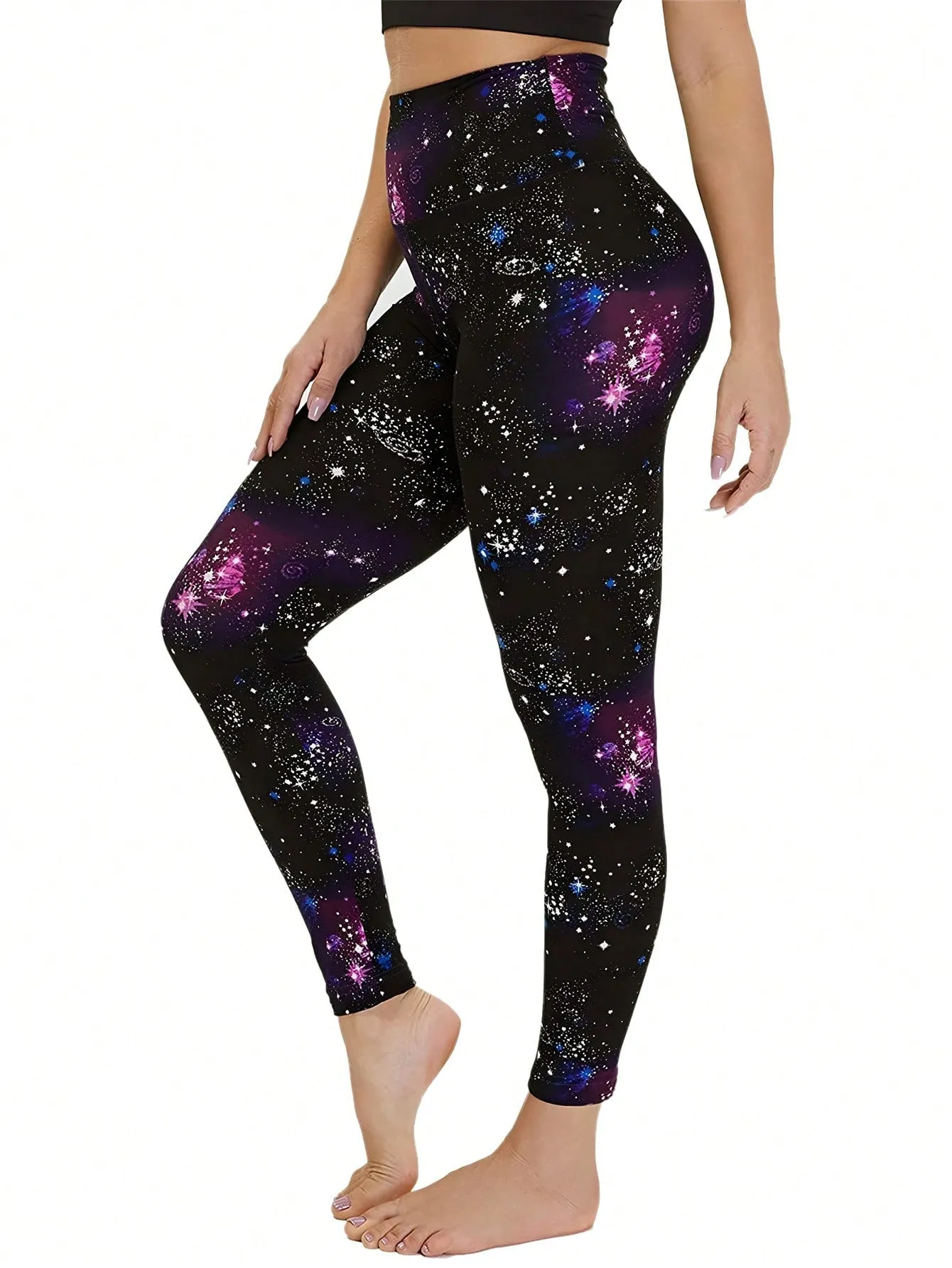 Women's Blue Sports Leggings