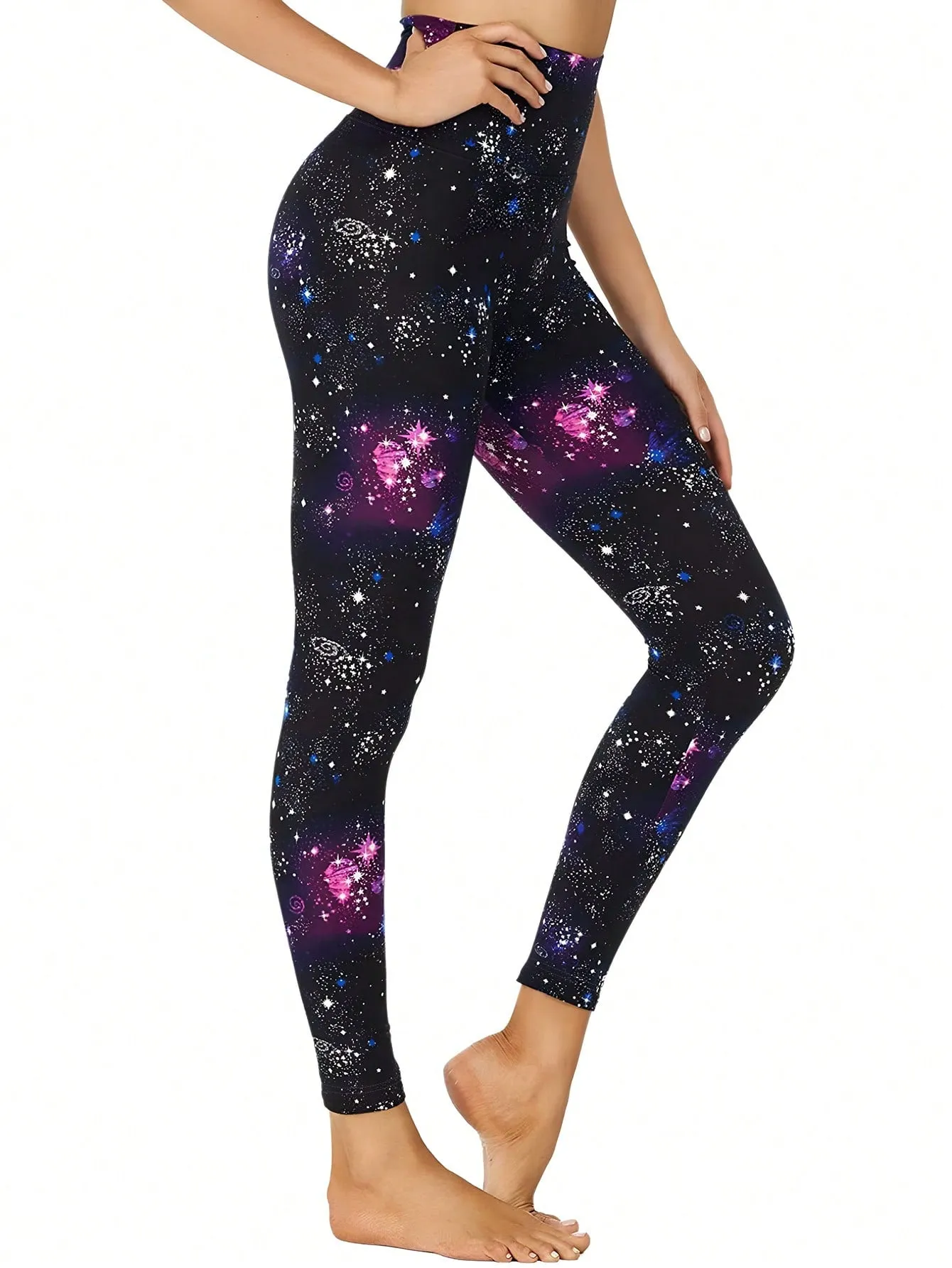Women's Blue Sports Leggings