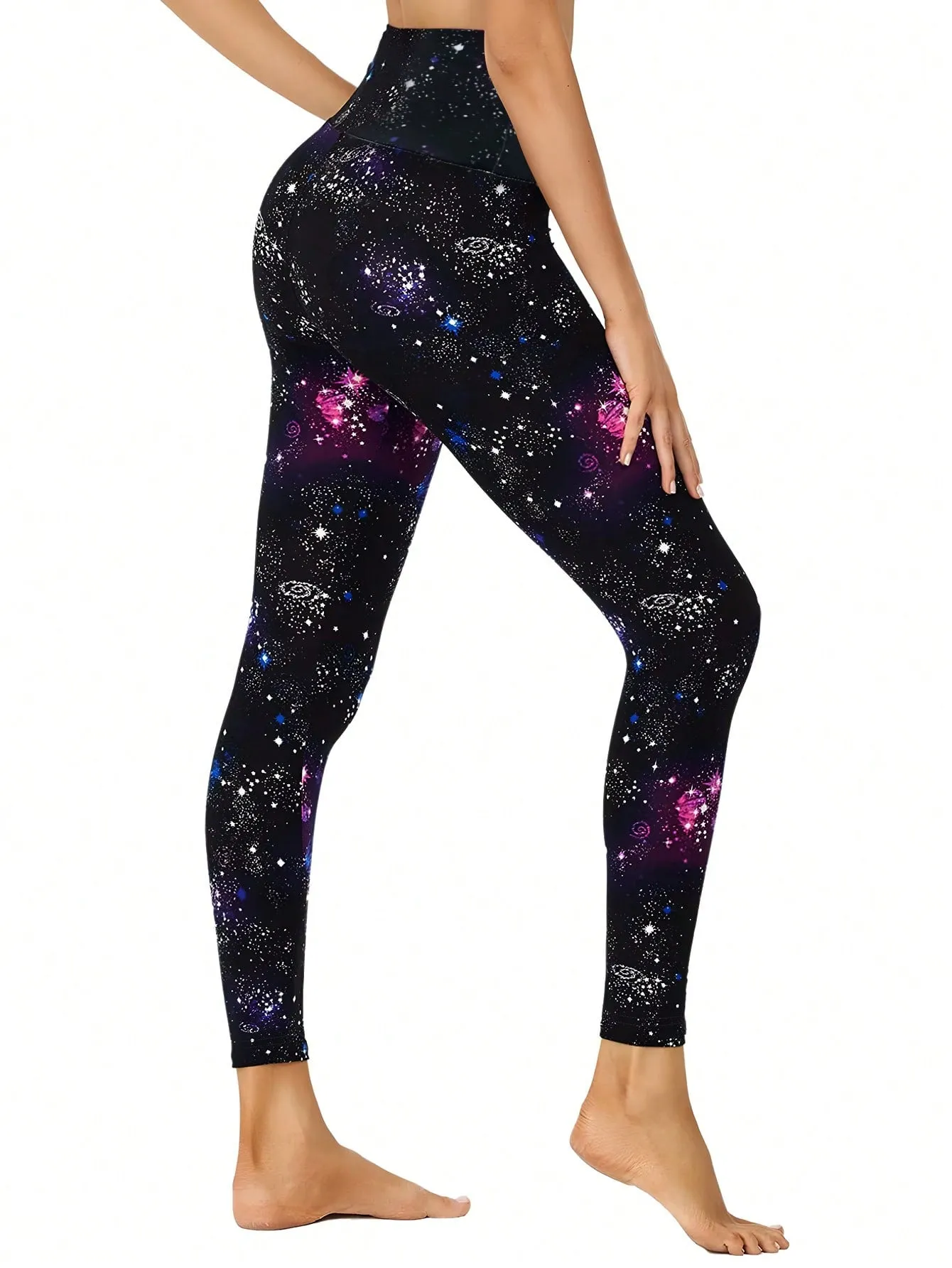 Women's Blue Sports Leggings