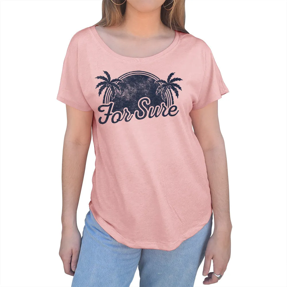 Women's For Sure Scoop Neck T-Shirt