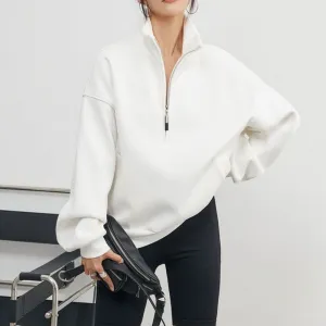 Women's Sports Solid Color Sweatshirt