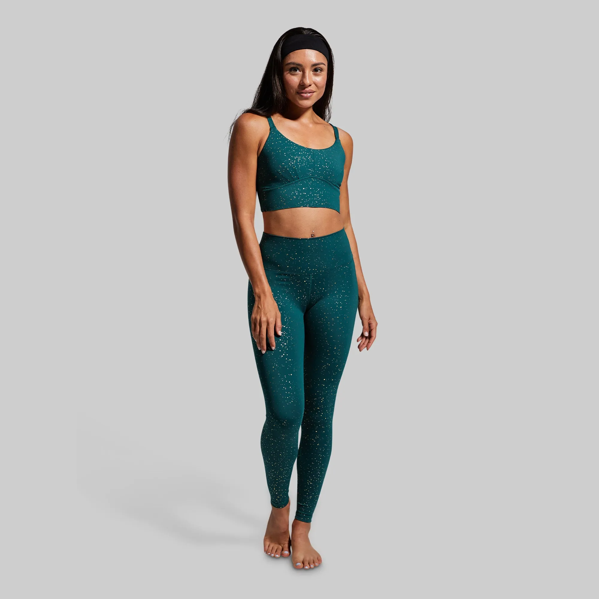 Your Go To Sports Bra (Pine Gold)