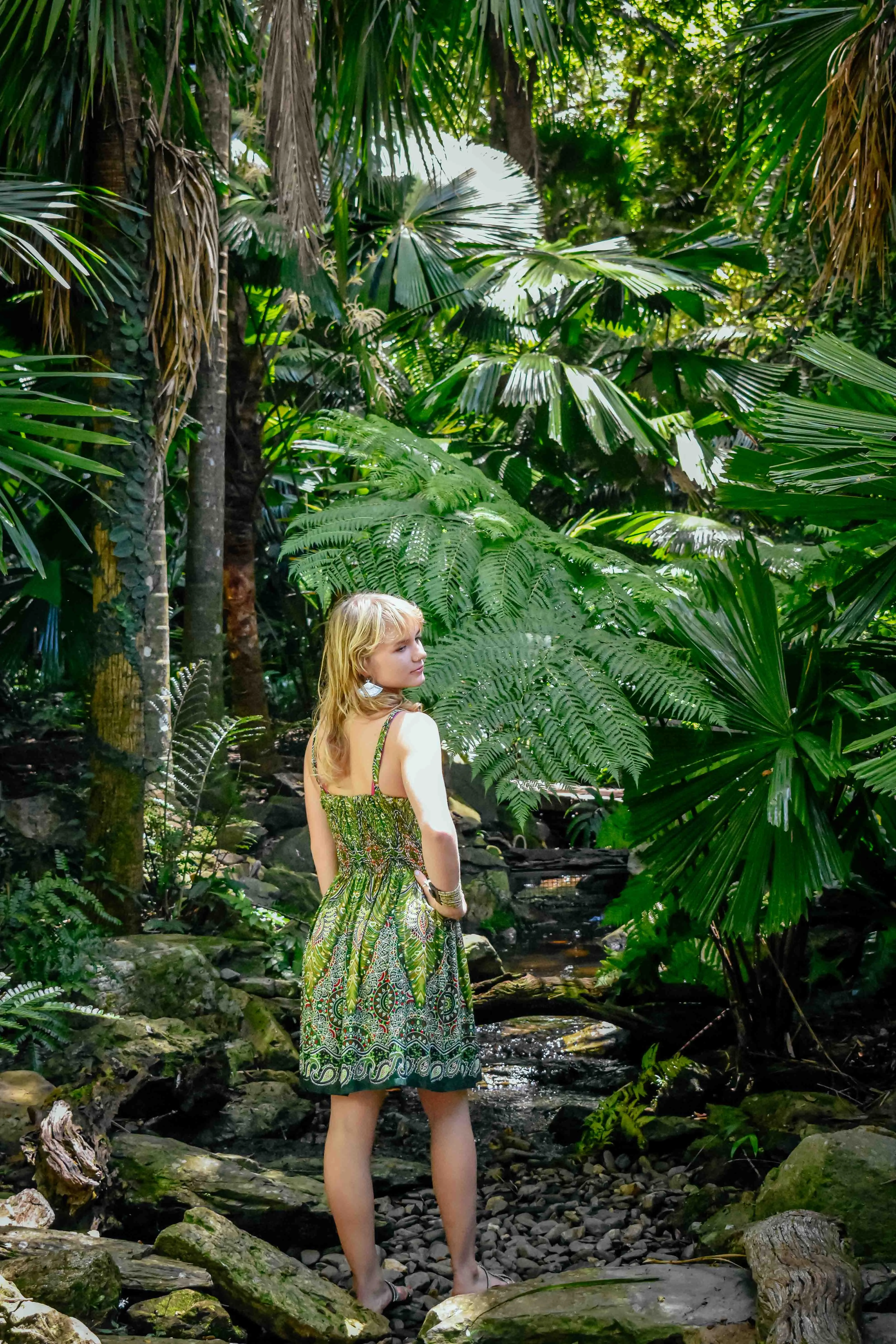 Zest Short Dress - New World Green